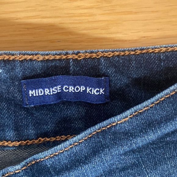 🔴 2 for $25 NEW! WOMENS CHAPS MID RISE CROP KICK JEAN! FLARE JEAN! - Picture 4 of 12